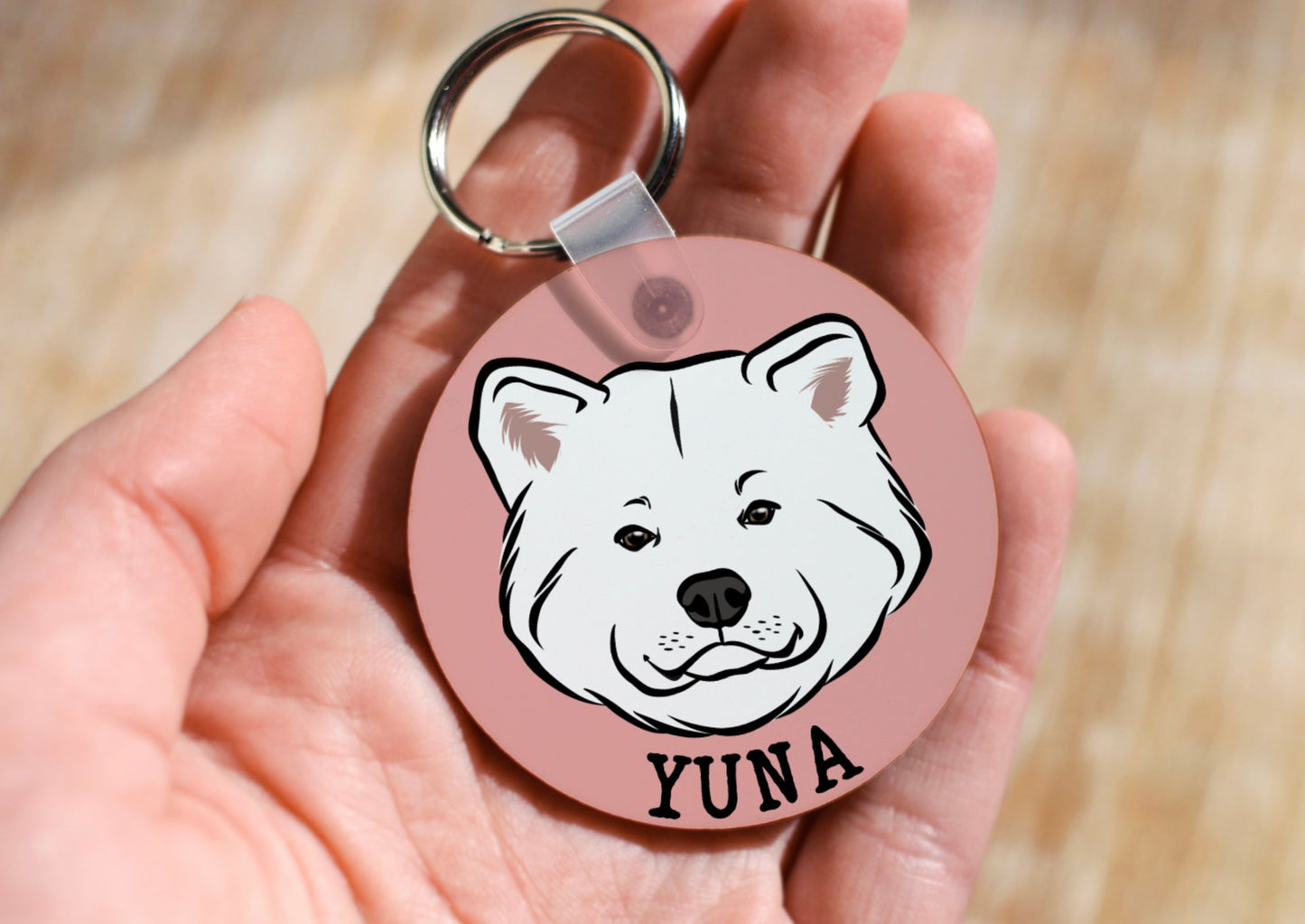 Akita Inu Keyring
