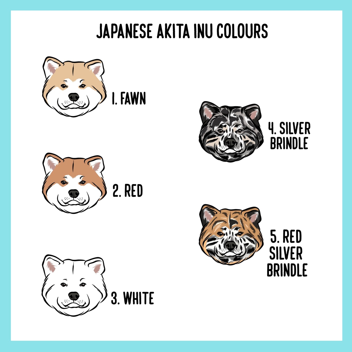 Akita Inu Keyring