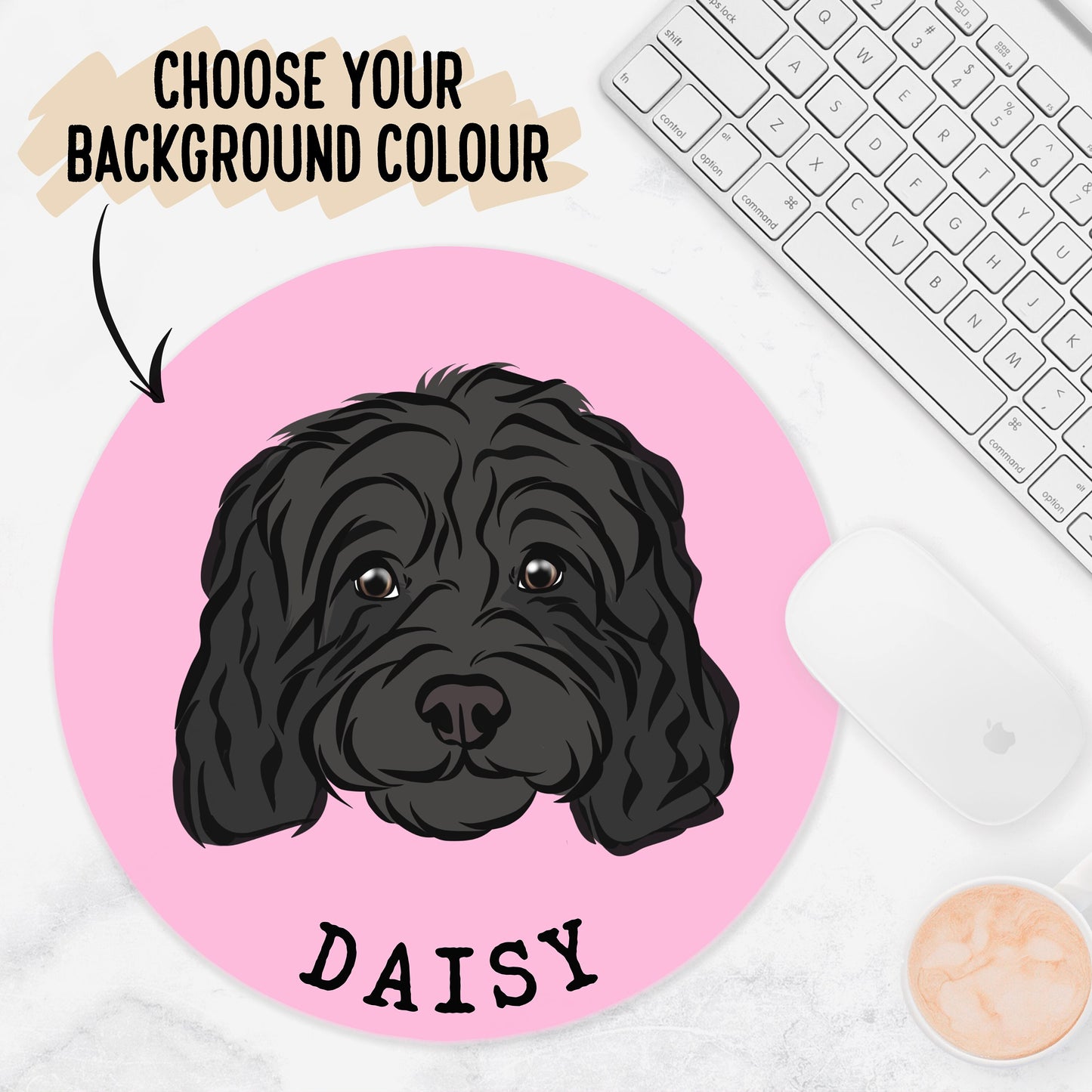 Personalised Cavapoo Mouse Pad