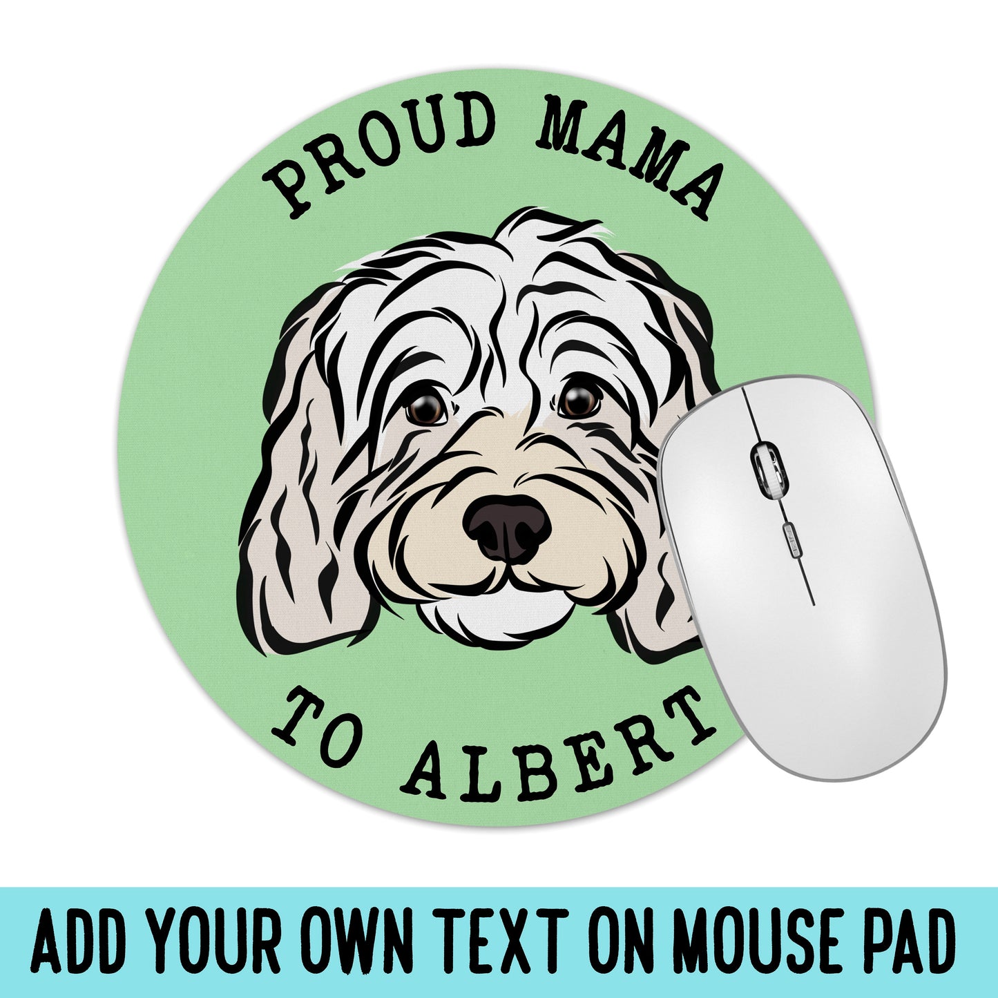 Personalised Cavapoo Mouse Pad