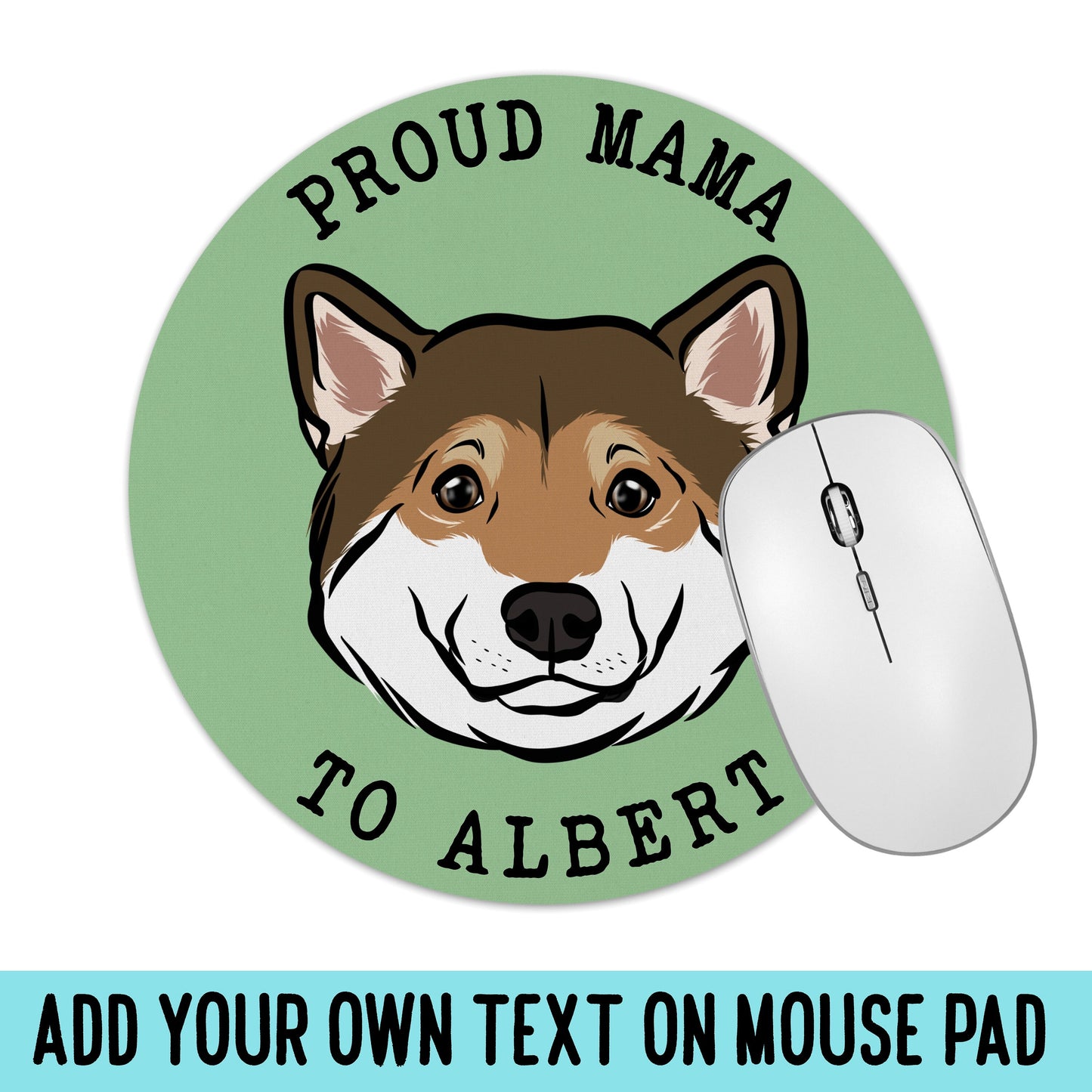 Personalised Shiba Inu Mouse Mat