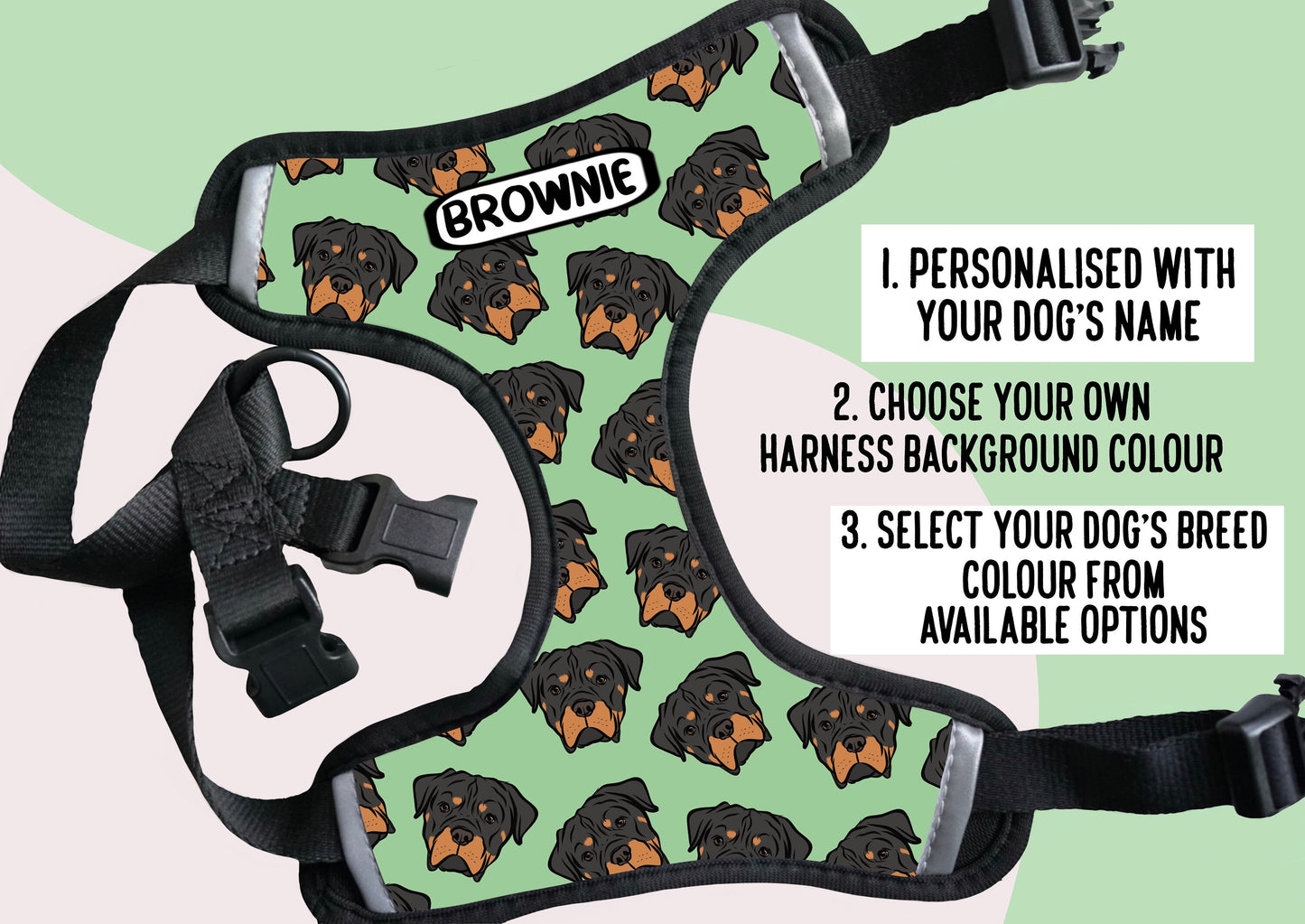Rottweiler Dog Harness
