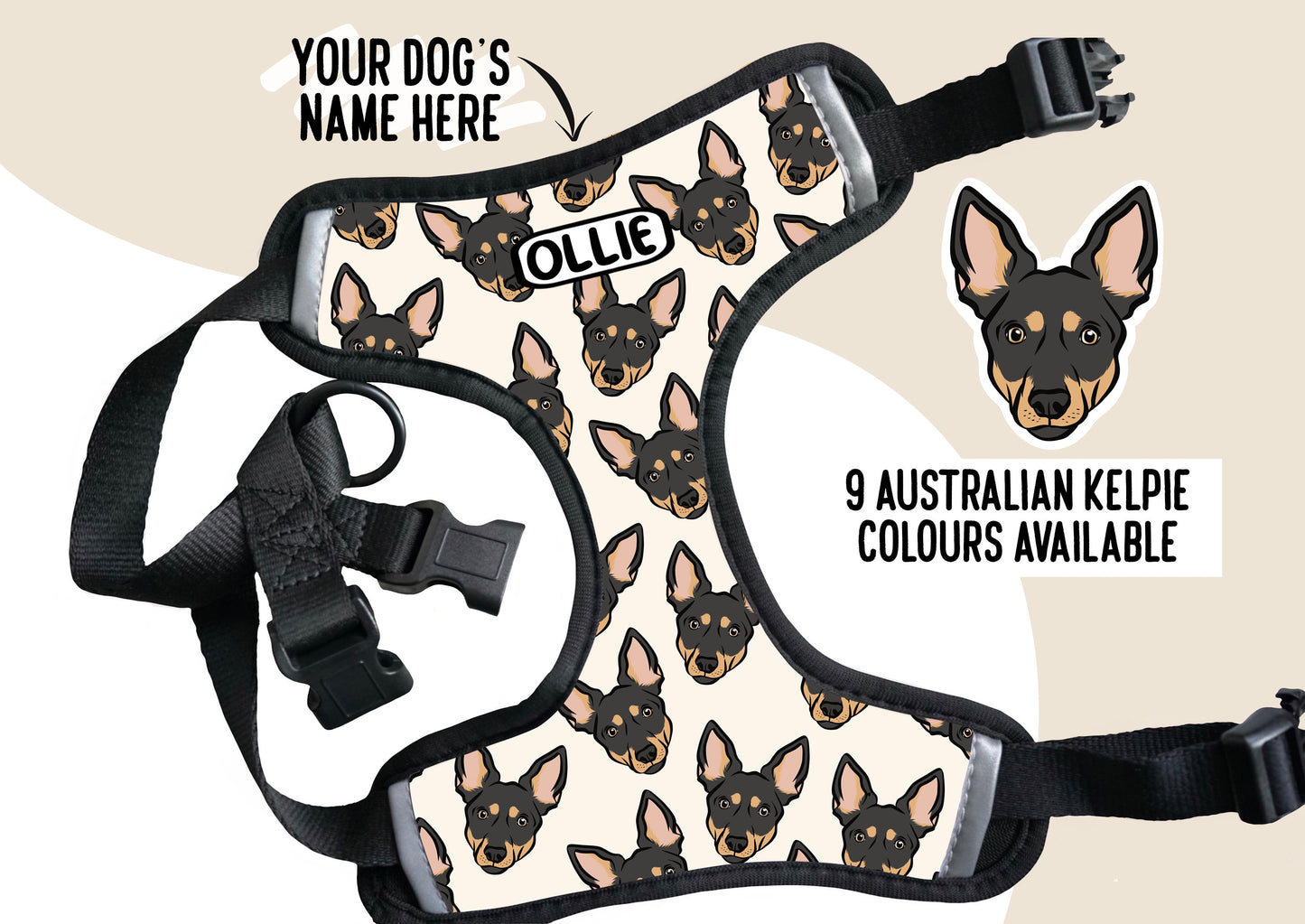 Australian Kelpie Harness