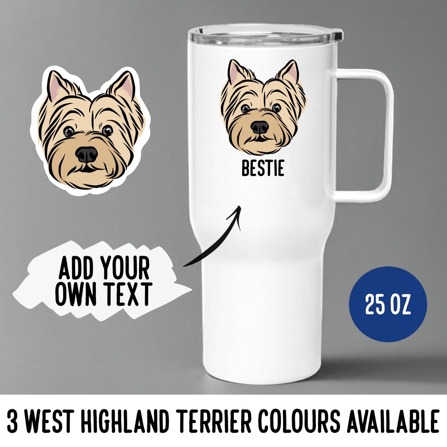 West Highland Terrier Travel Mug