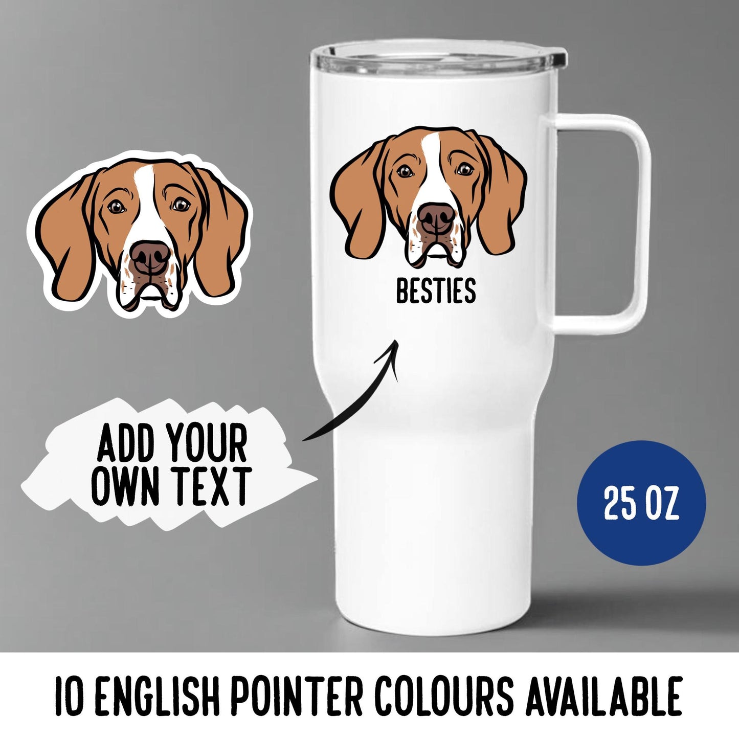 English Pointer Travel Mug