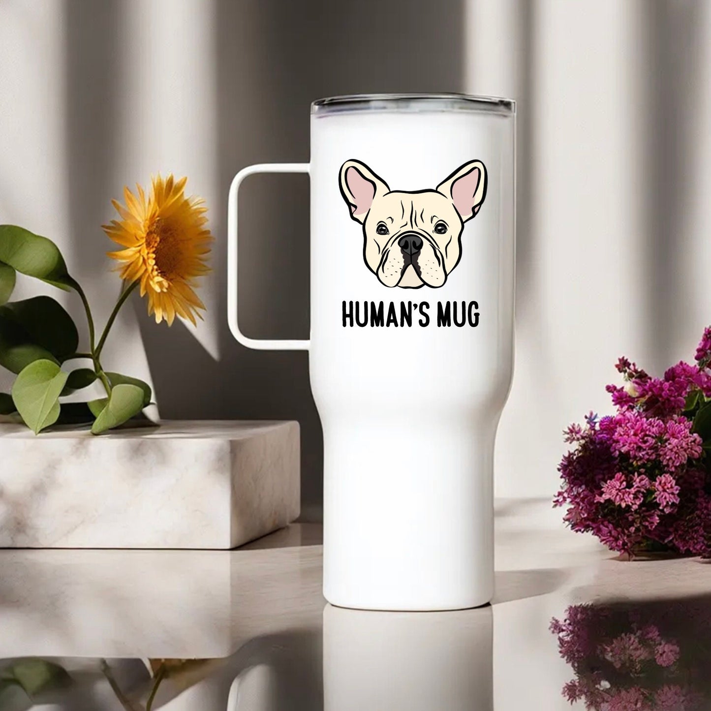 French Bulldog Travel Mug