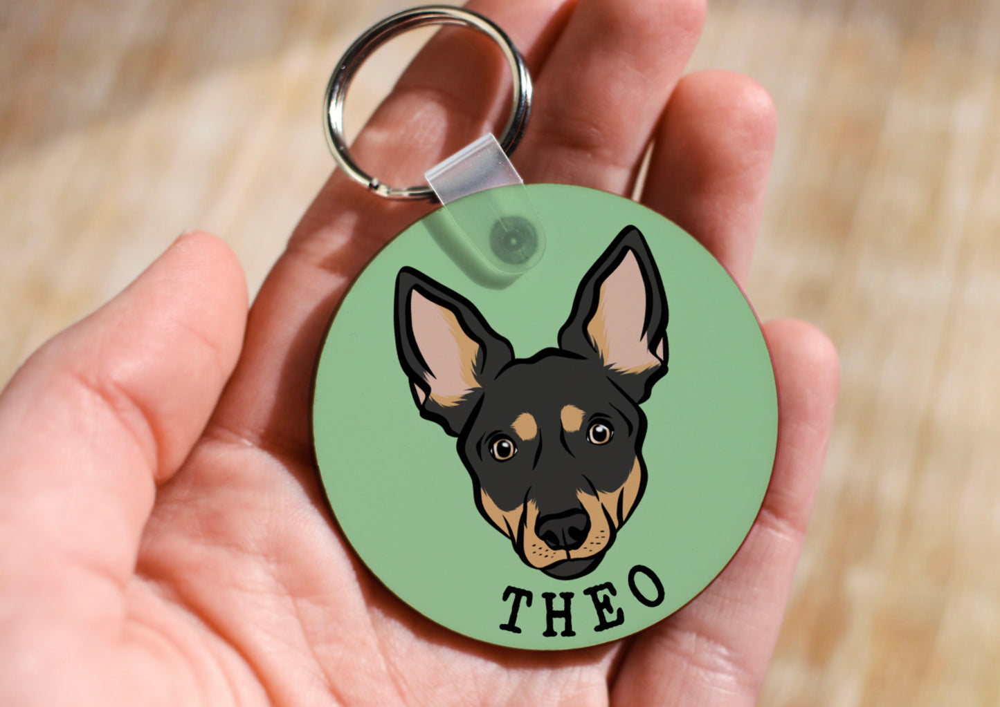 Australian Kelpie Keyring