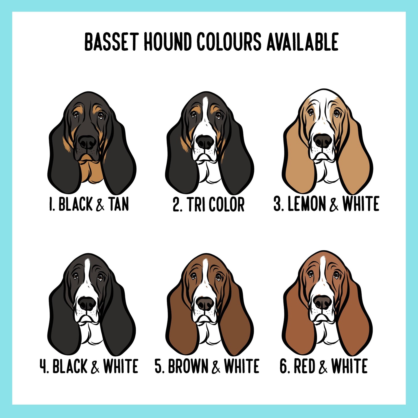 Basset Hound Keyring
