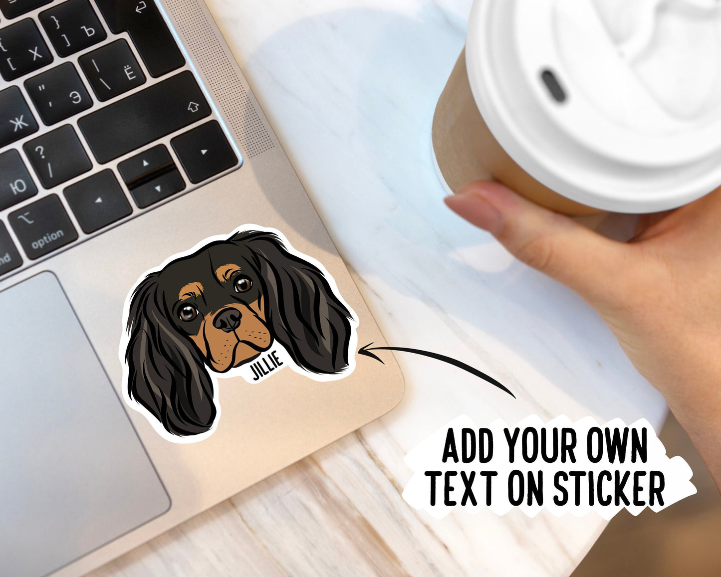 Cavalier King Charles Spaniel Stickers
