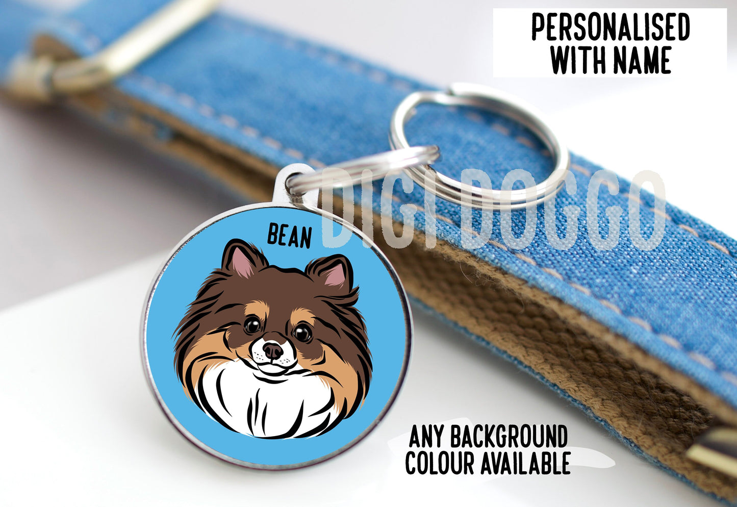 Pomeranian ID Tag