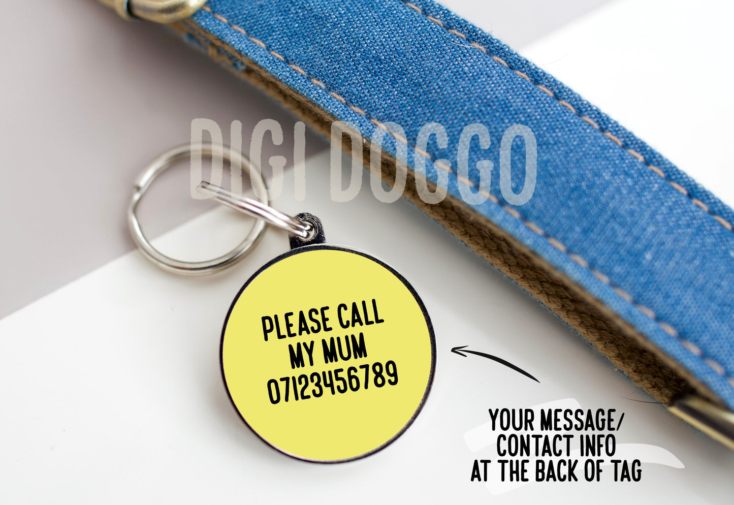 Bespoke Pet Portrait ID Tag