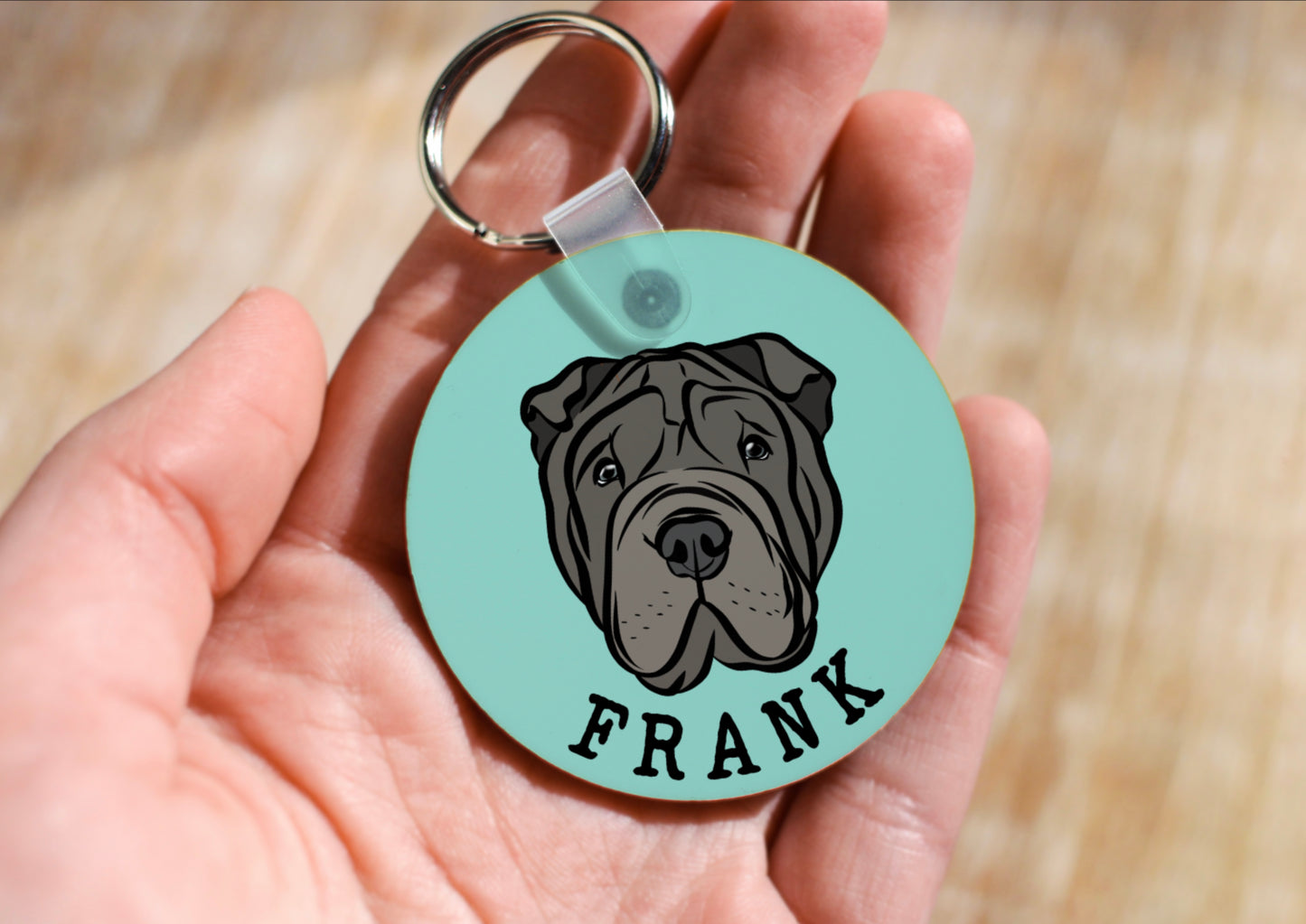 Shar Pei Keyring