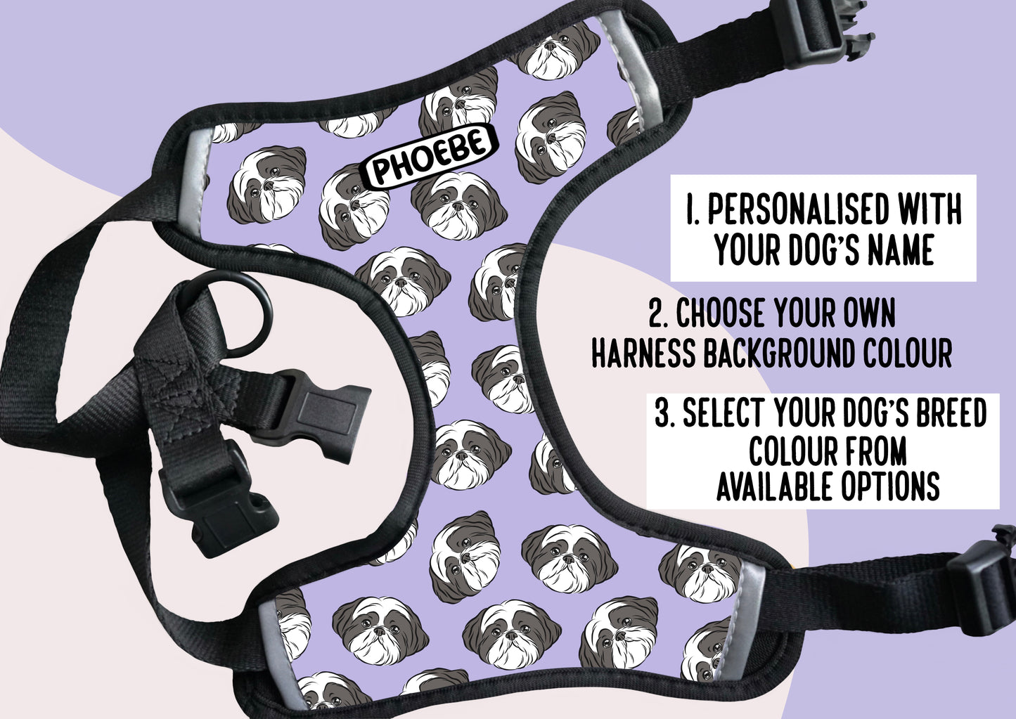 Shih Tzu Face Harness