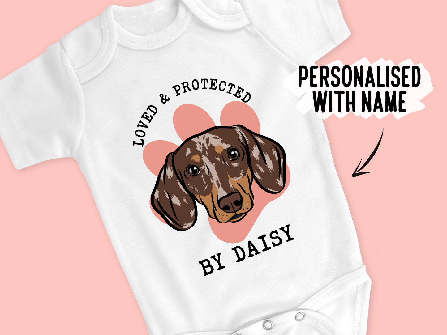 Dachshund Baby Onesie