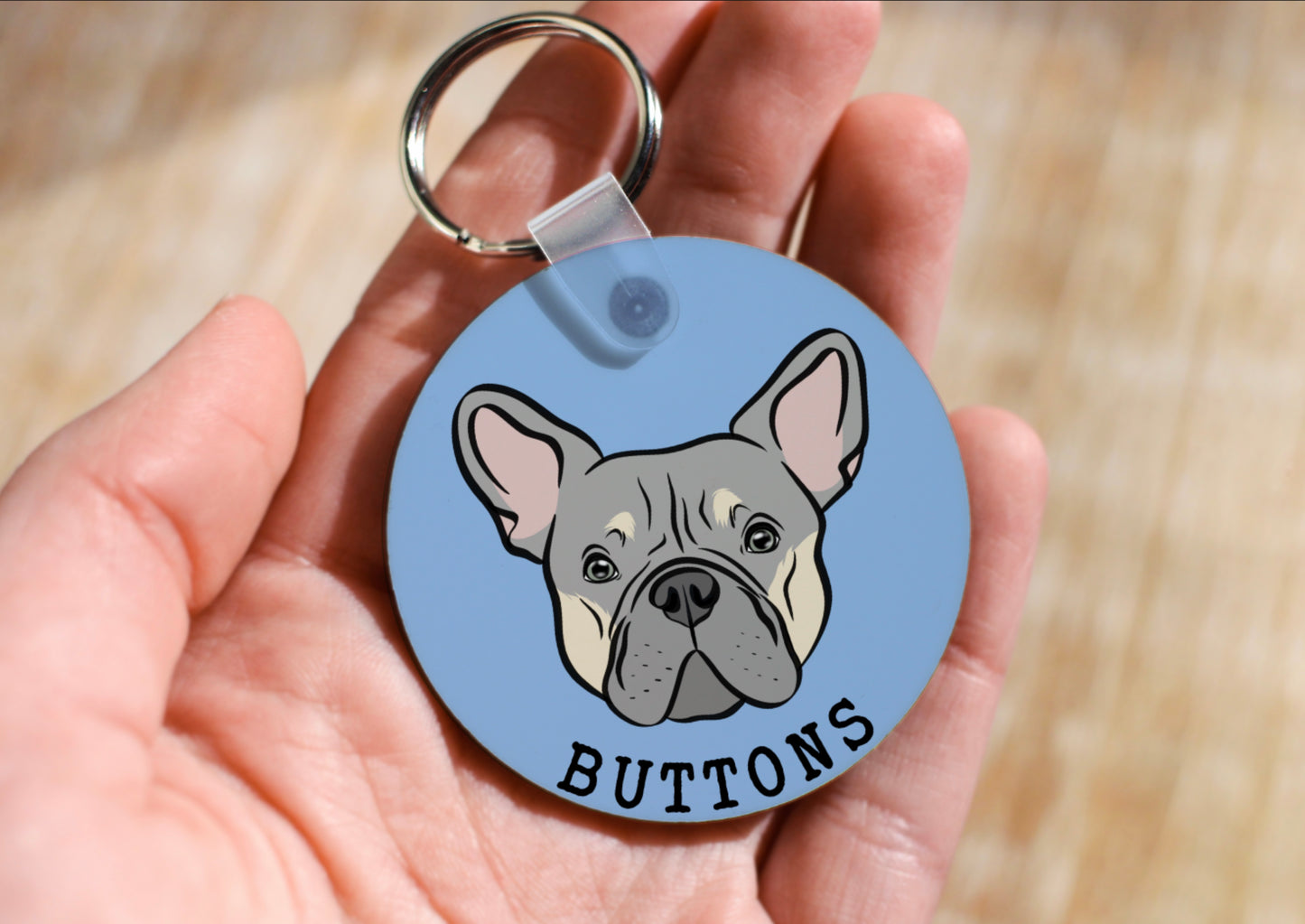 French Bulldog Keyring
