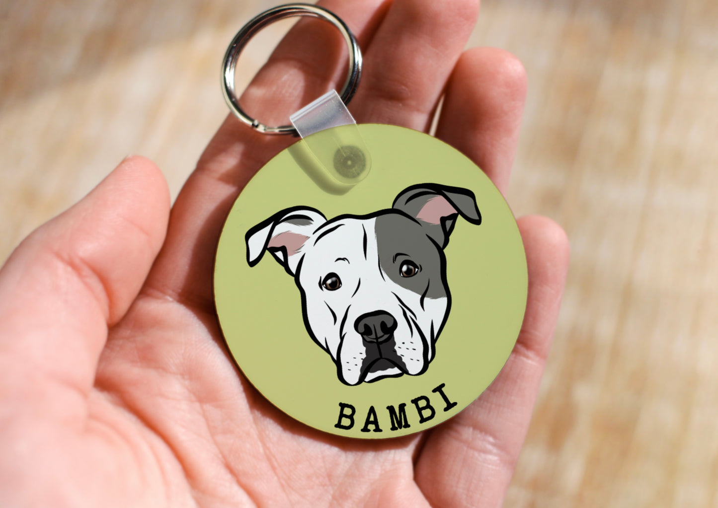 Staffordshire Bull Terrier Keyring