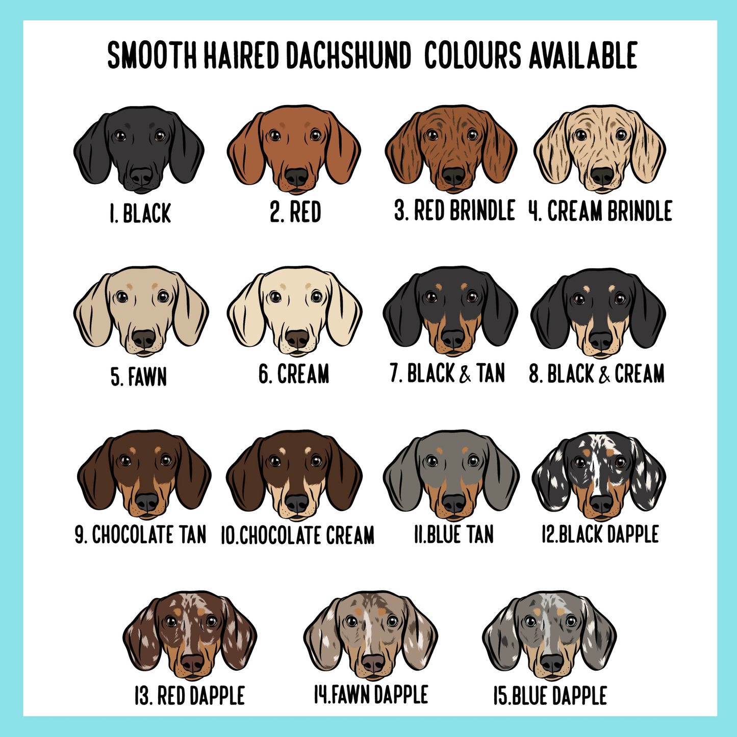 Personalised Dachshund Keyring