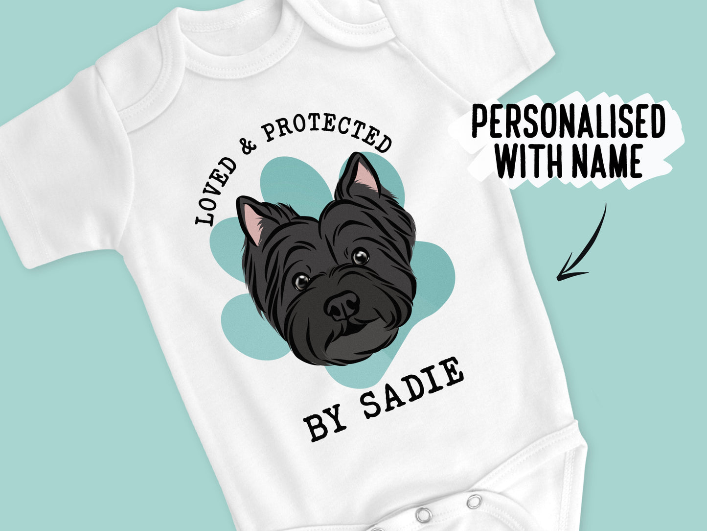 West Highland Terrier Baby Onesie