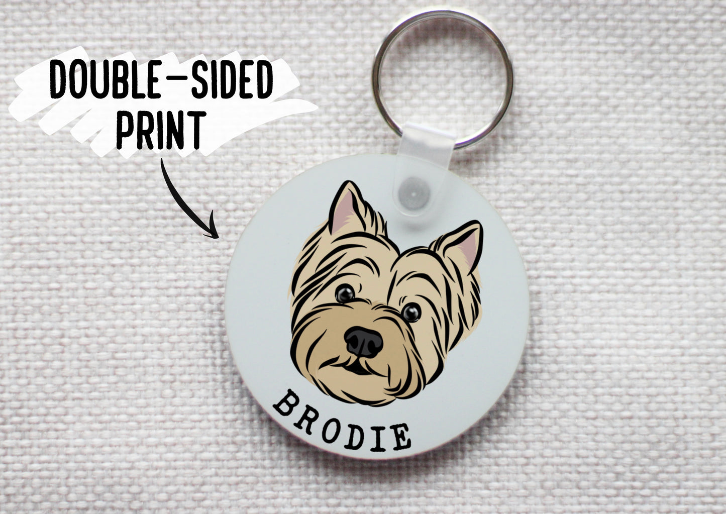West Highland Terrier Keyring