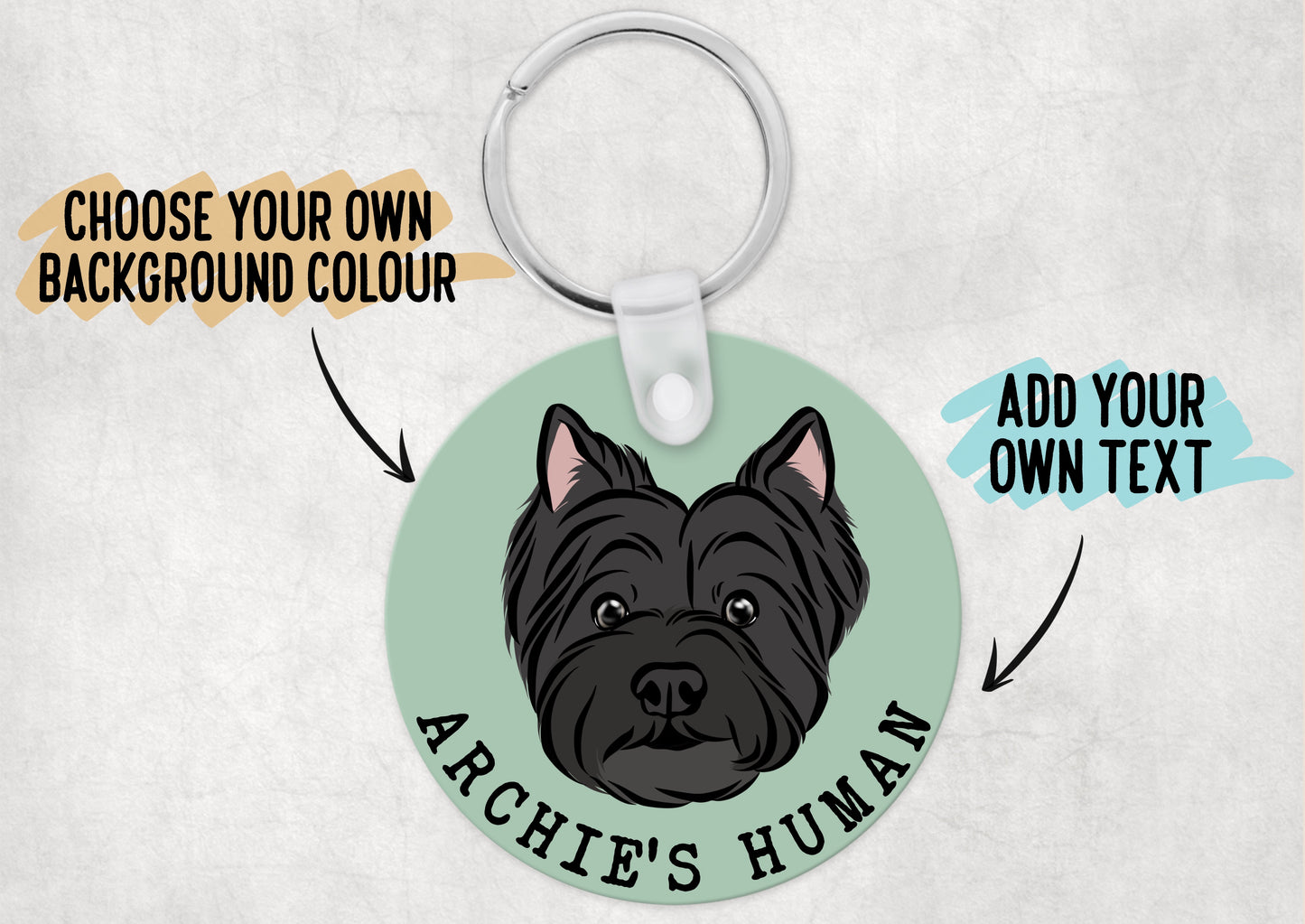 West Highland Terrier Keyring