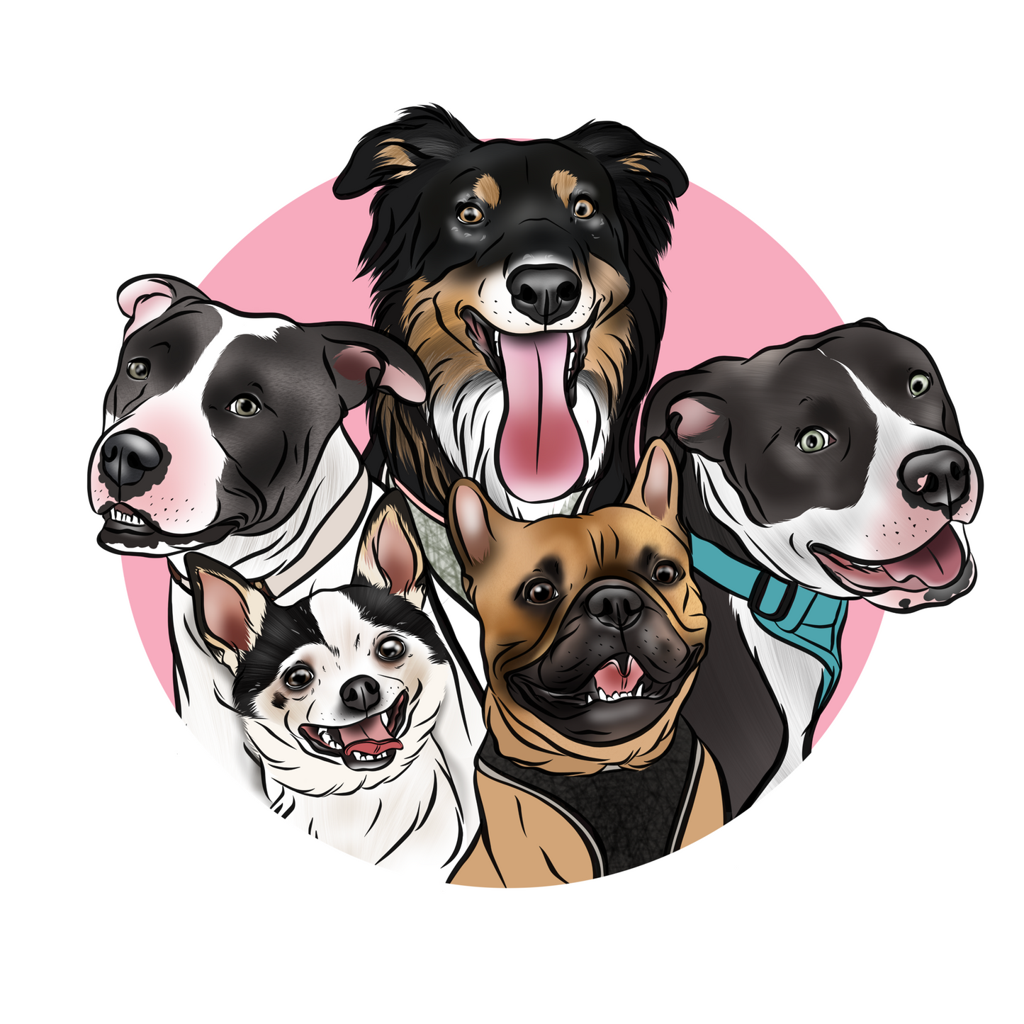 Digital Portrait (Round Logo)