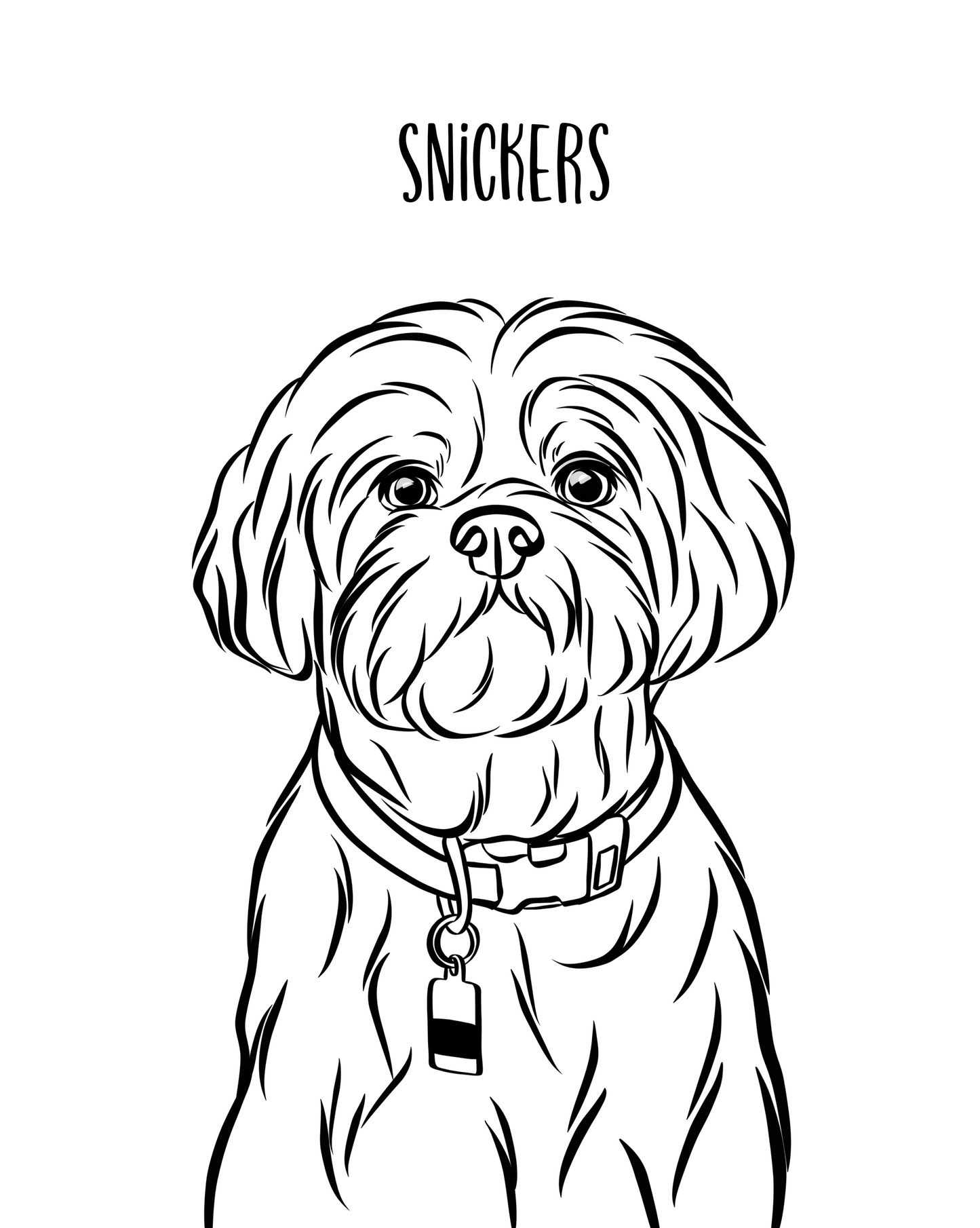 Outline Pet Portrait