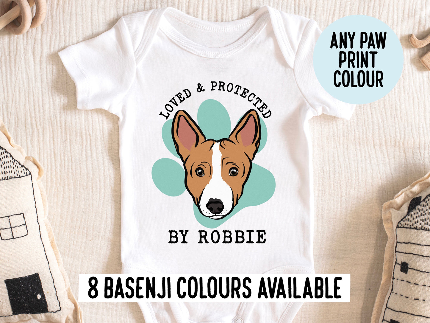 Basenji Baby Onesie