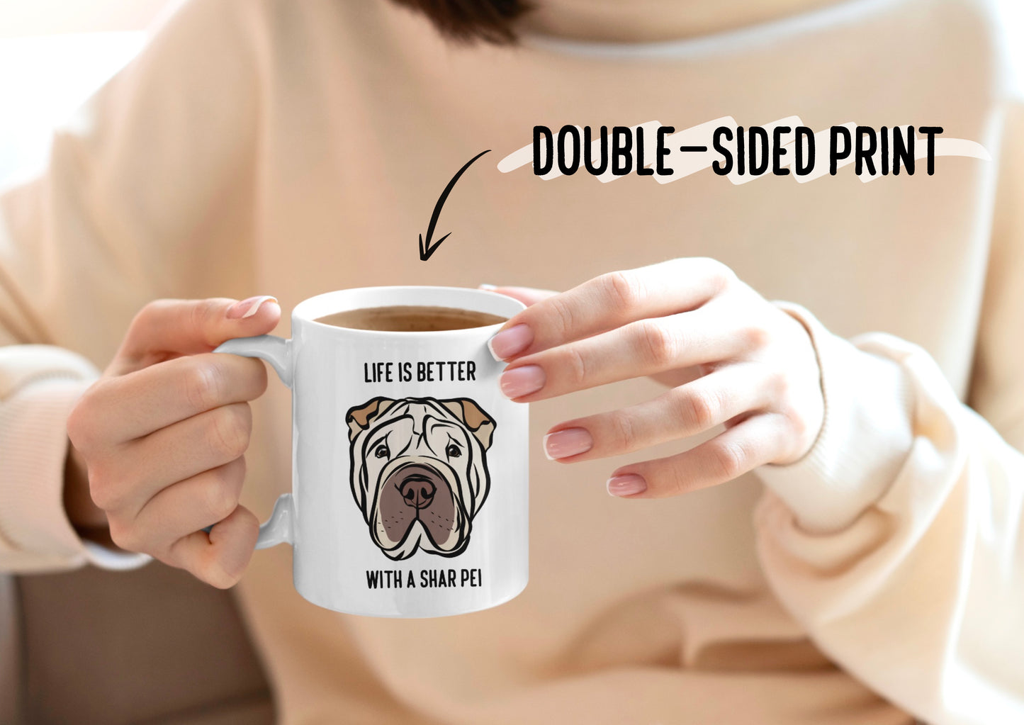 Personalised Shar Pei Mug