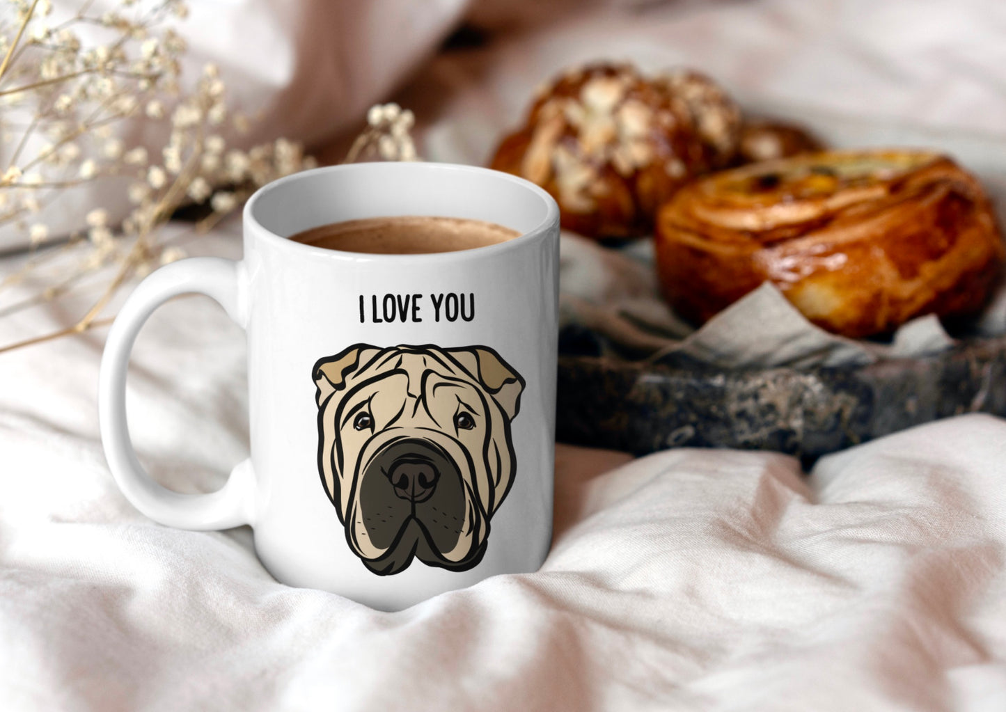 Personalised Shar Pei Mug