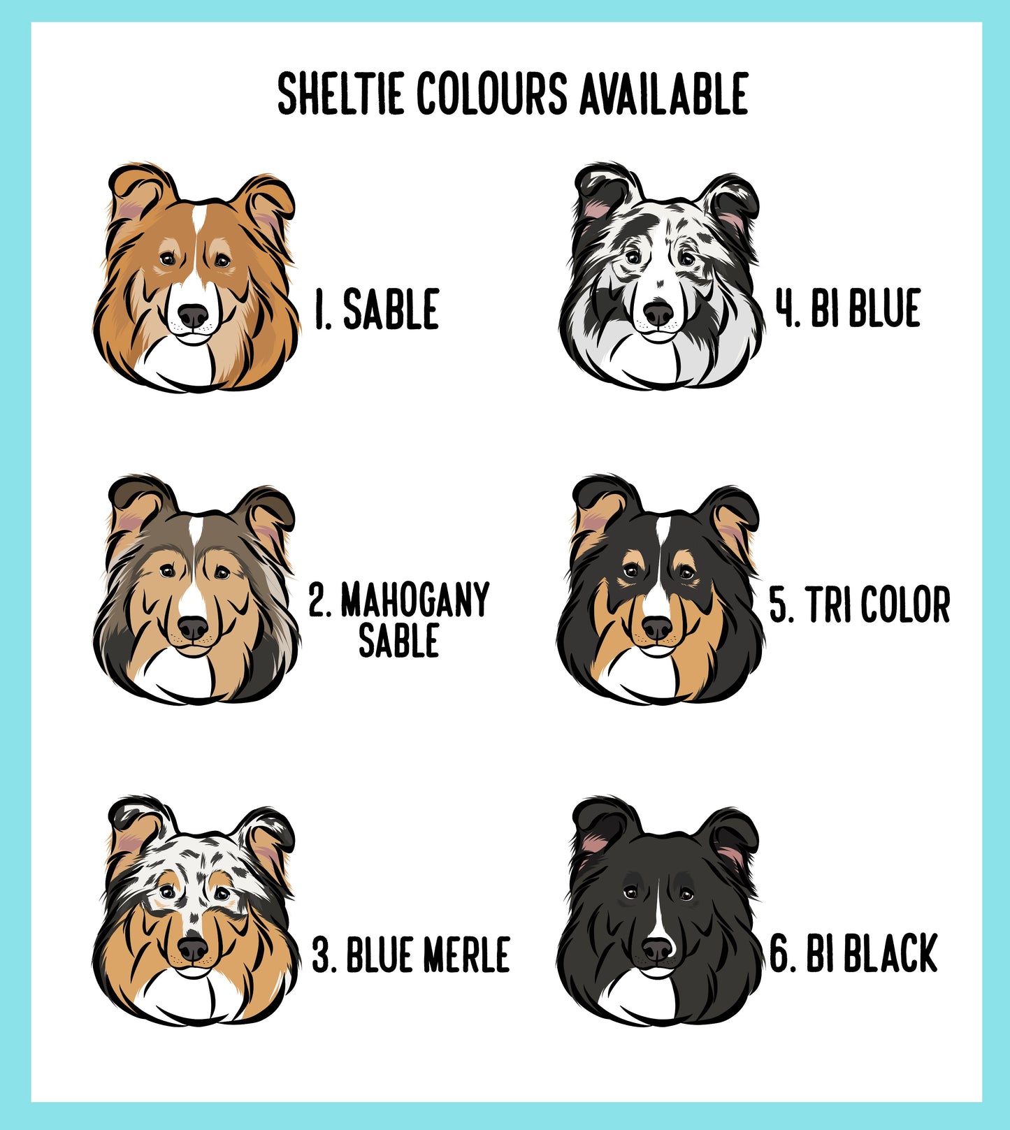 Personalised Sheltie Mug