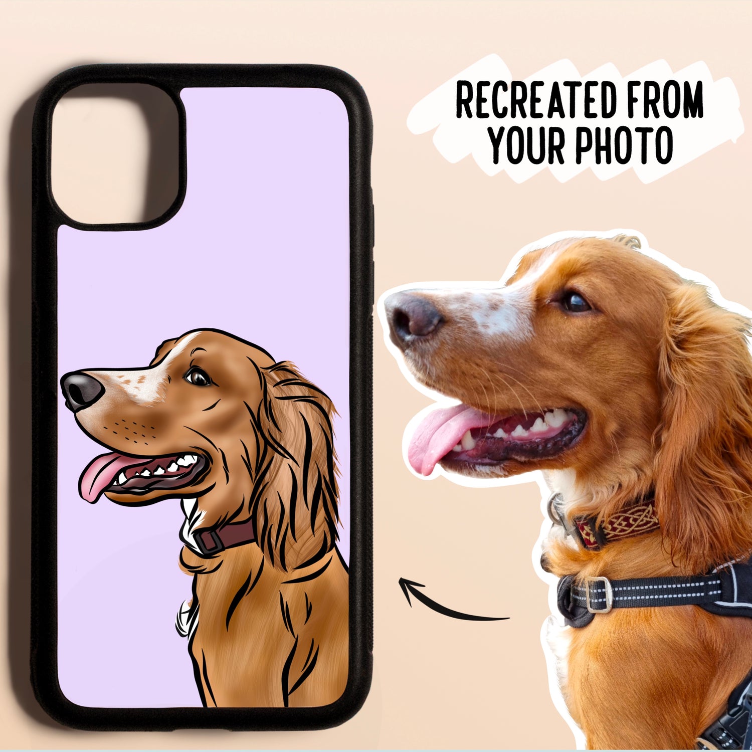 Bespoke Pet Portrait Phone Case