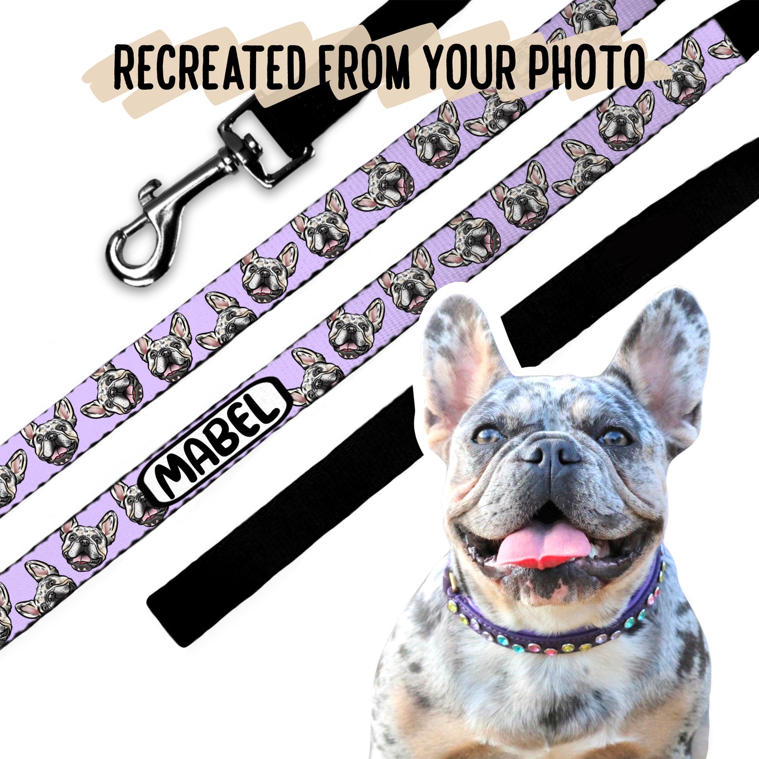 Bespoke Dog Portrait Lead