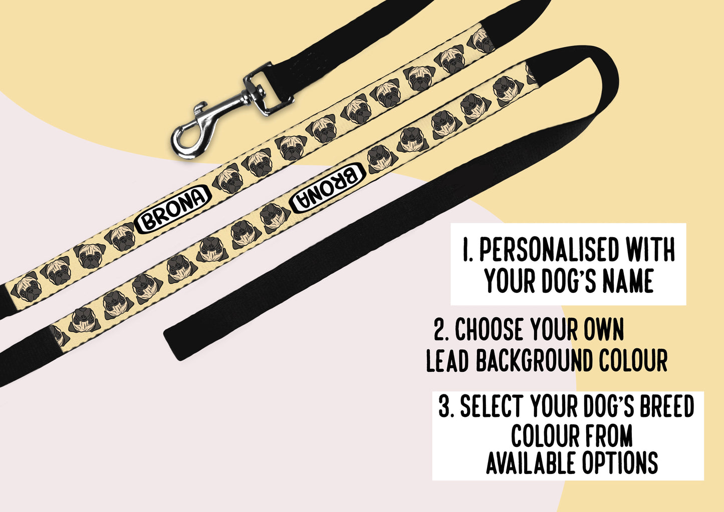 Pug Face Leash