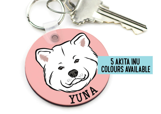 Akita Inu Keyring
