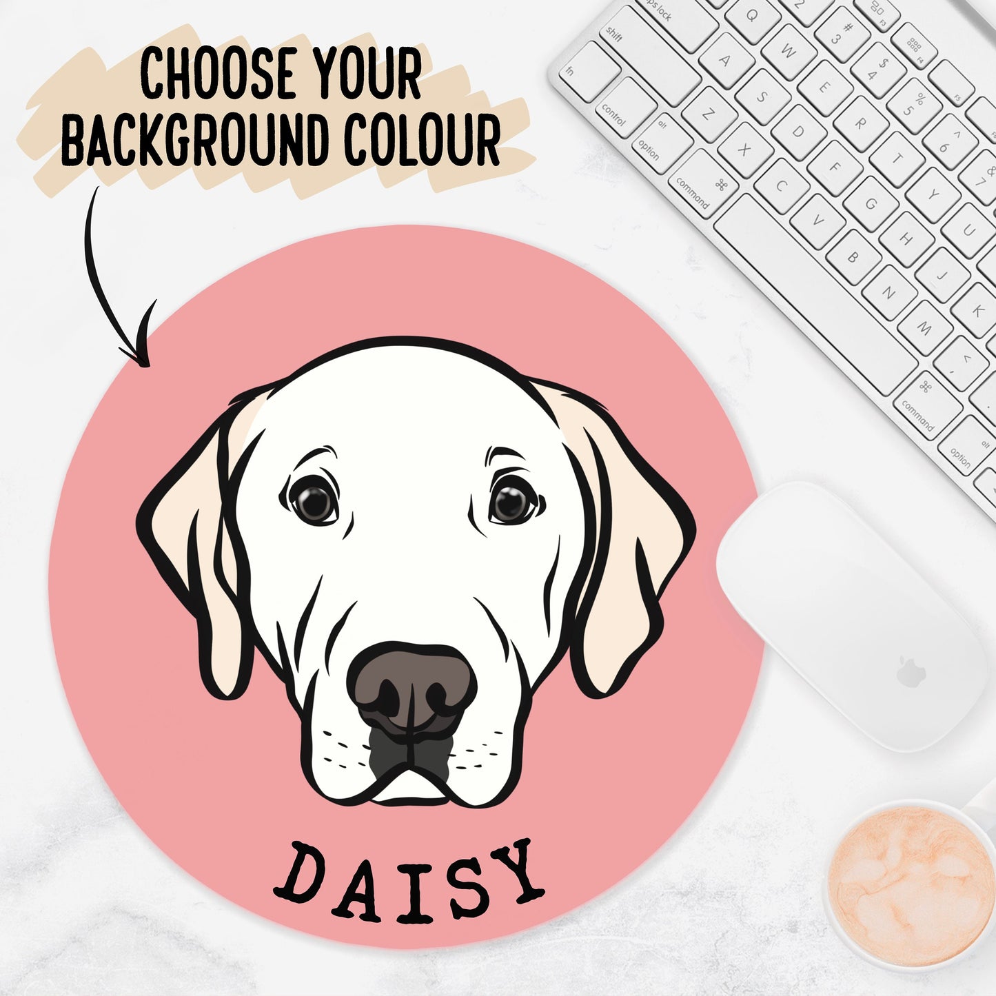 Personalised Labrador Mouse Mat