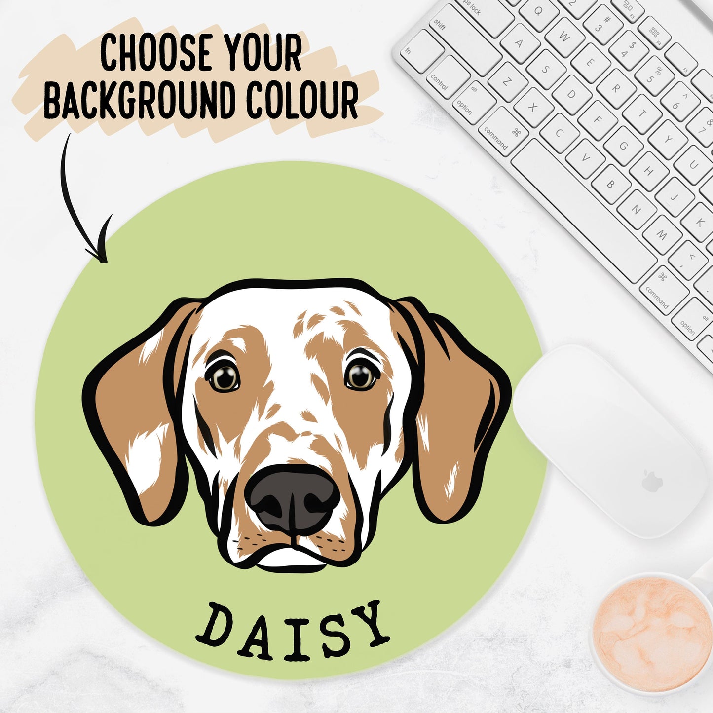 Personalised Dalmatian Mouse Pad