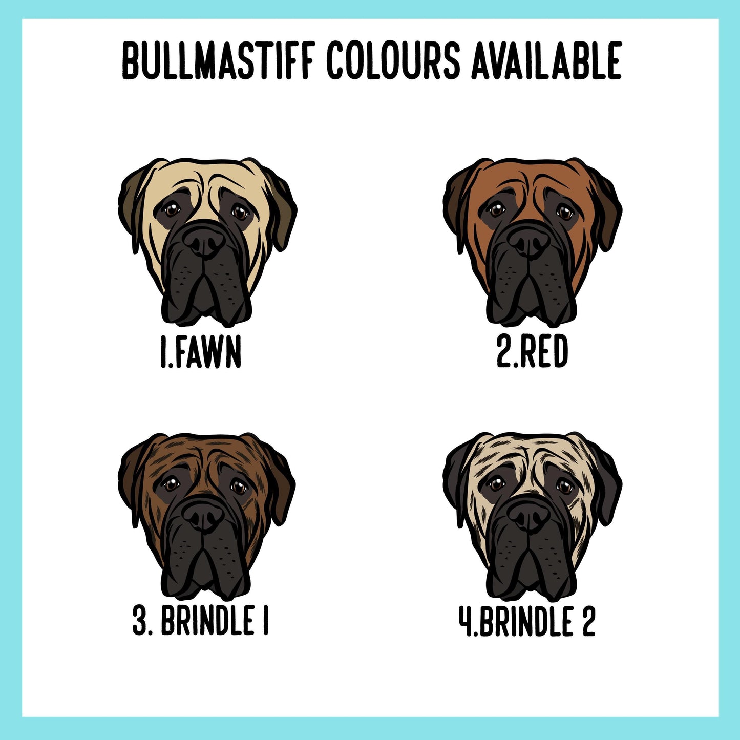 Bullmastiff Print Collar/ Personalised Bully Face Pattern Dog Collar/ Sublimation Dog Collar/ Large Dog Collar/ Cute Bullmastiff Owner Gift