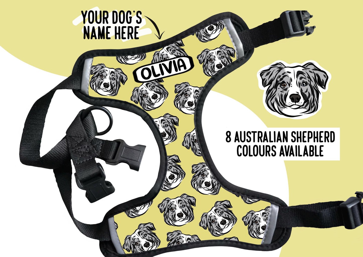 Australian Shepherd Harness