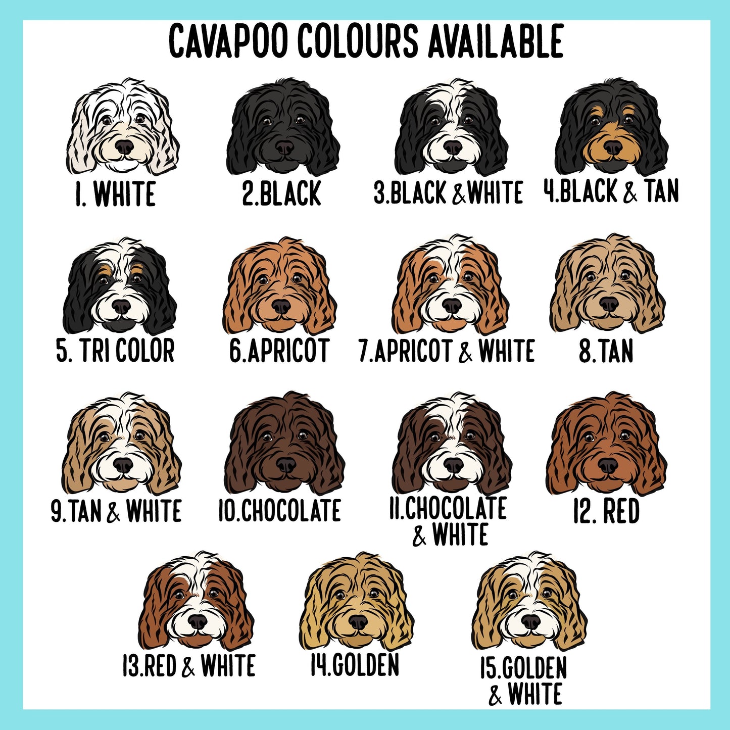 Personalised Cavapoo Harness