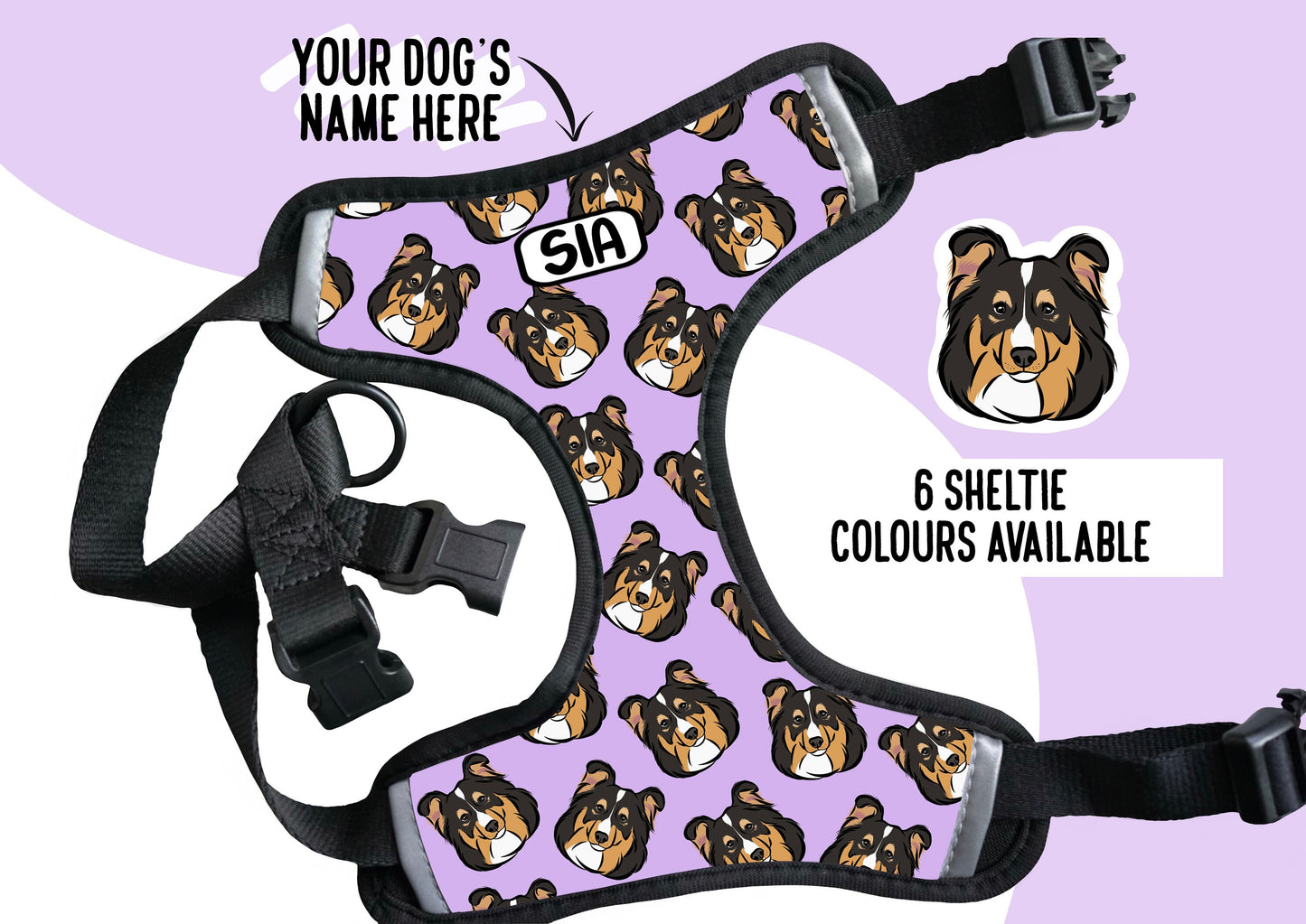 Sheltie Pattern Harness