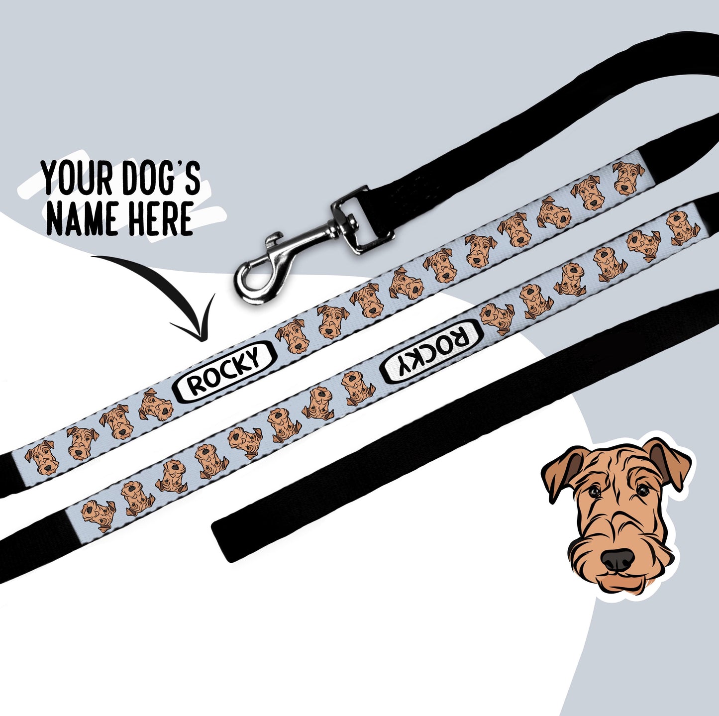 Airedale Terrier Dog Lead