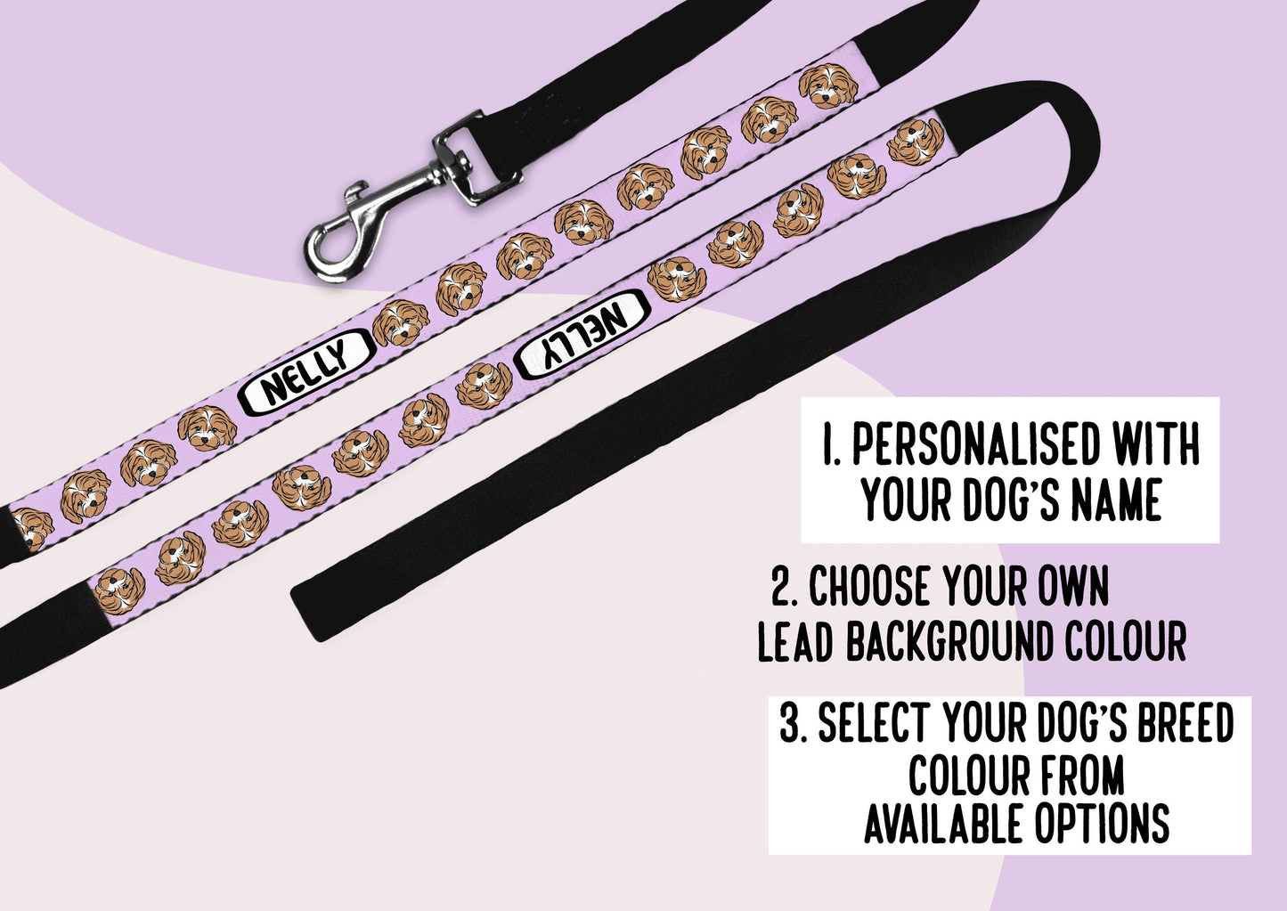 Maltipoo Face Dog Leash