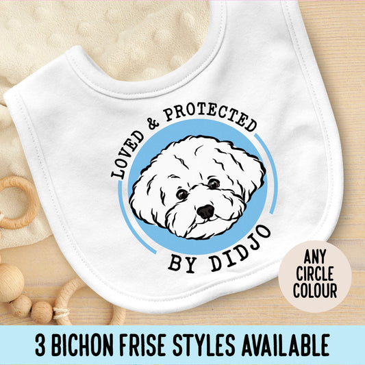 Bichon Frise Baby Bib