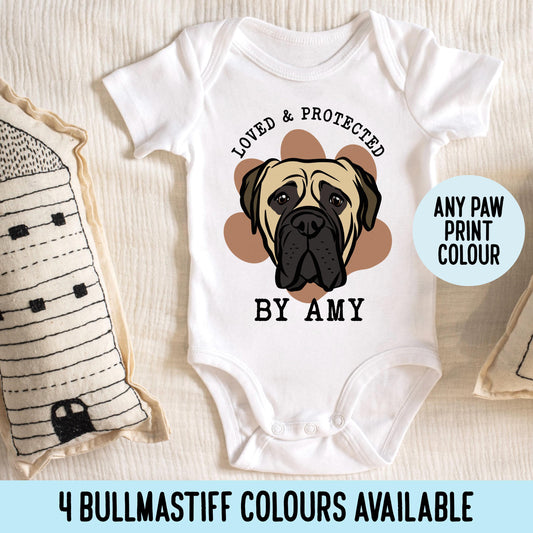 Bullmastiff Baby Sleepsuit