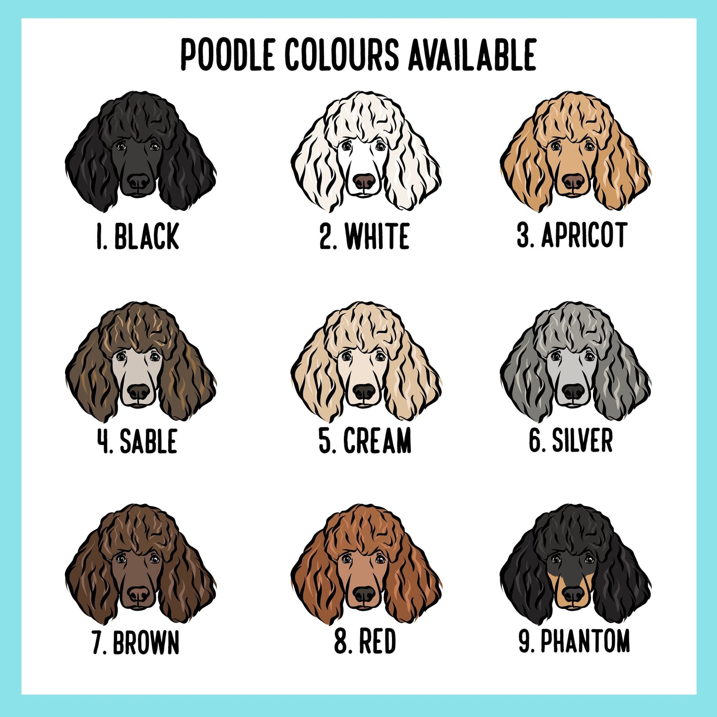 Poodle Face Baby Bodysuit