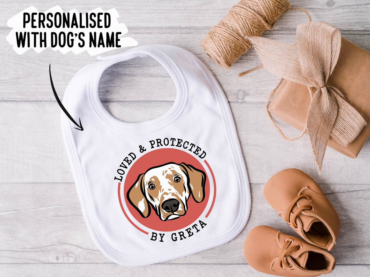 Dalmatian Dog Baby Bib