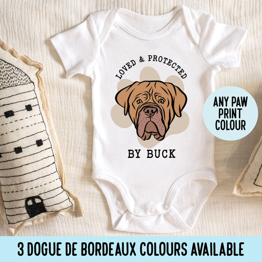 Dogue De Bordeaux Baby Sleepsuit