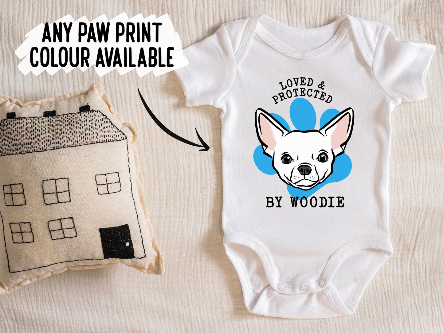 Chihuahua Baby Sleepsuit
