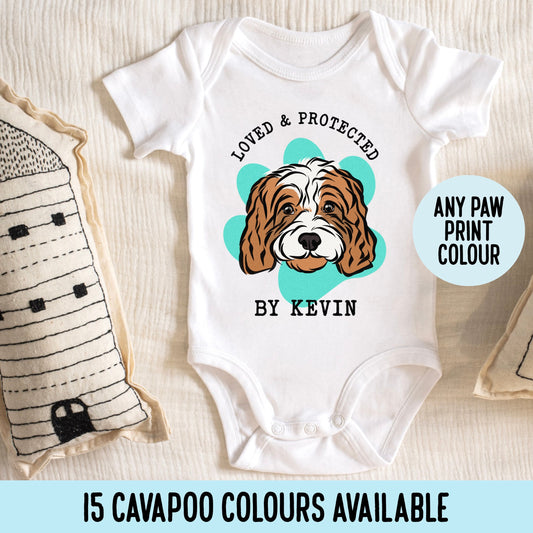Cavapoo Baby Sleepsuit