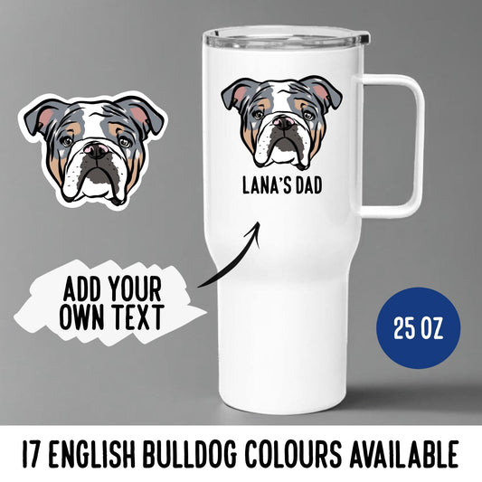 English Bulldog Travel Mug